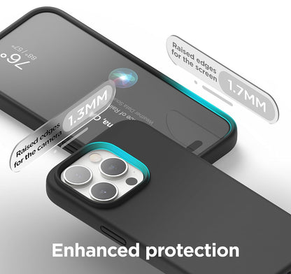 Dėklas Mag Silicone Case Apple iPhone 15 raudonas