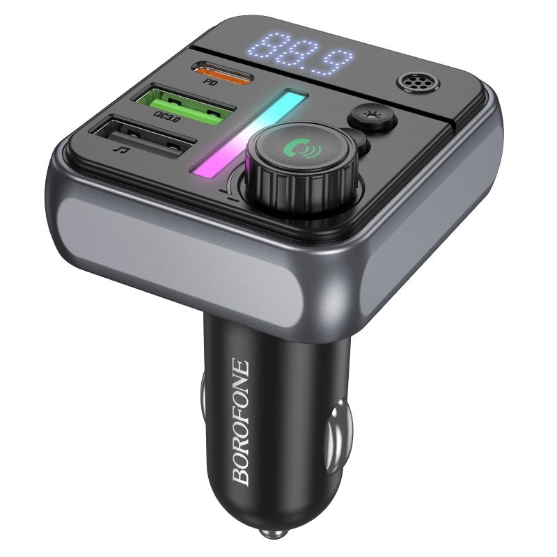 FM bangų moduliatorius Borofone BC50 PD20W+QC3.0