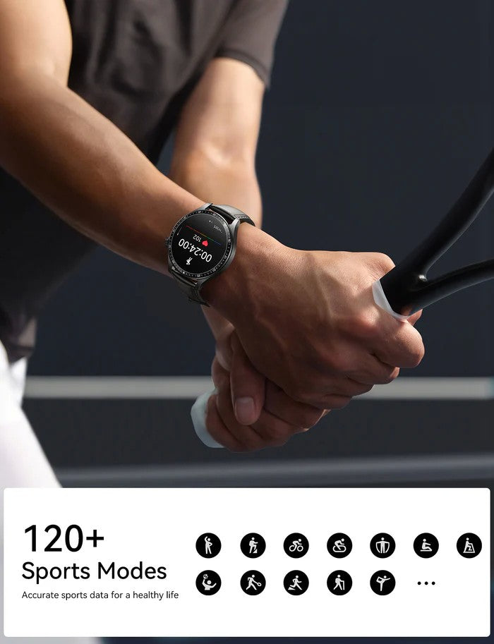 Išmanusis laikrodis Joyroom JR-FC2 Pro Classic Series Smart Watch (Make/Answer Call) Space Grey