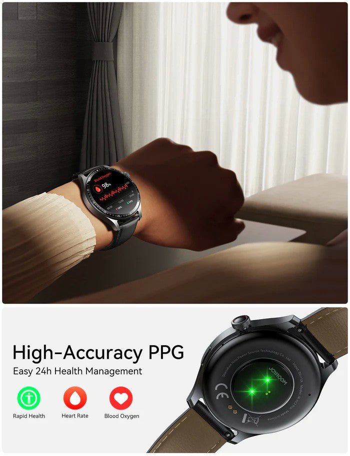 Išmanusis laikrodis Joyroom JR-FC2 Pro Classic Series Smart Watch (Make/Answer Call) Space Grey