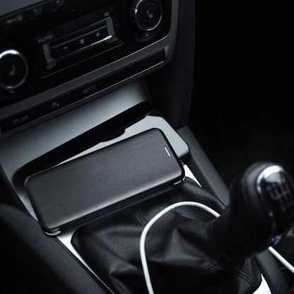 Dėklas Book Elegance Xiaomi Redmi Note 14 5G tamsiai raudonas