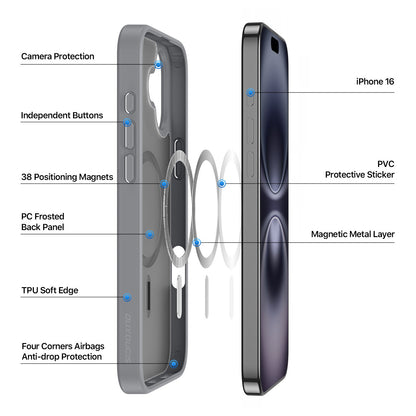 Dėklas Dux Ducis Yind Apple iPhone 16 juodas