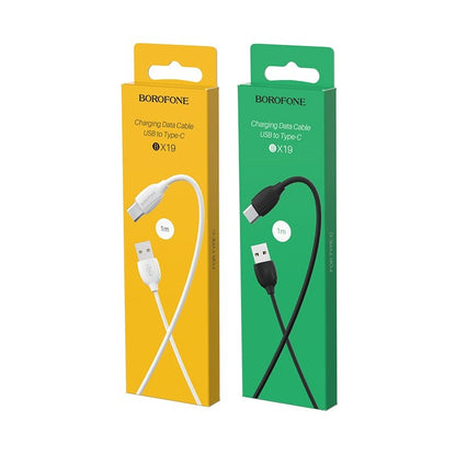USB kabelis Borofone BX19 USB-A to USB-C 1.0m juodas