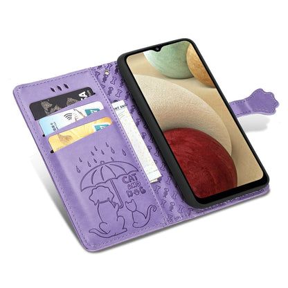 Dėklas Cat-Dog Samsung A566 A56 5G violetinis