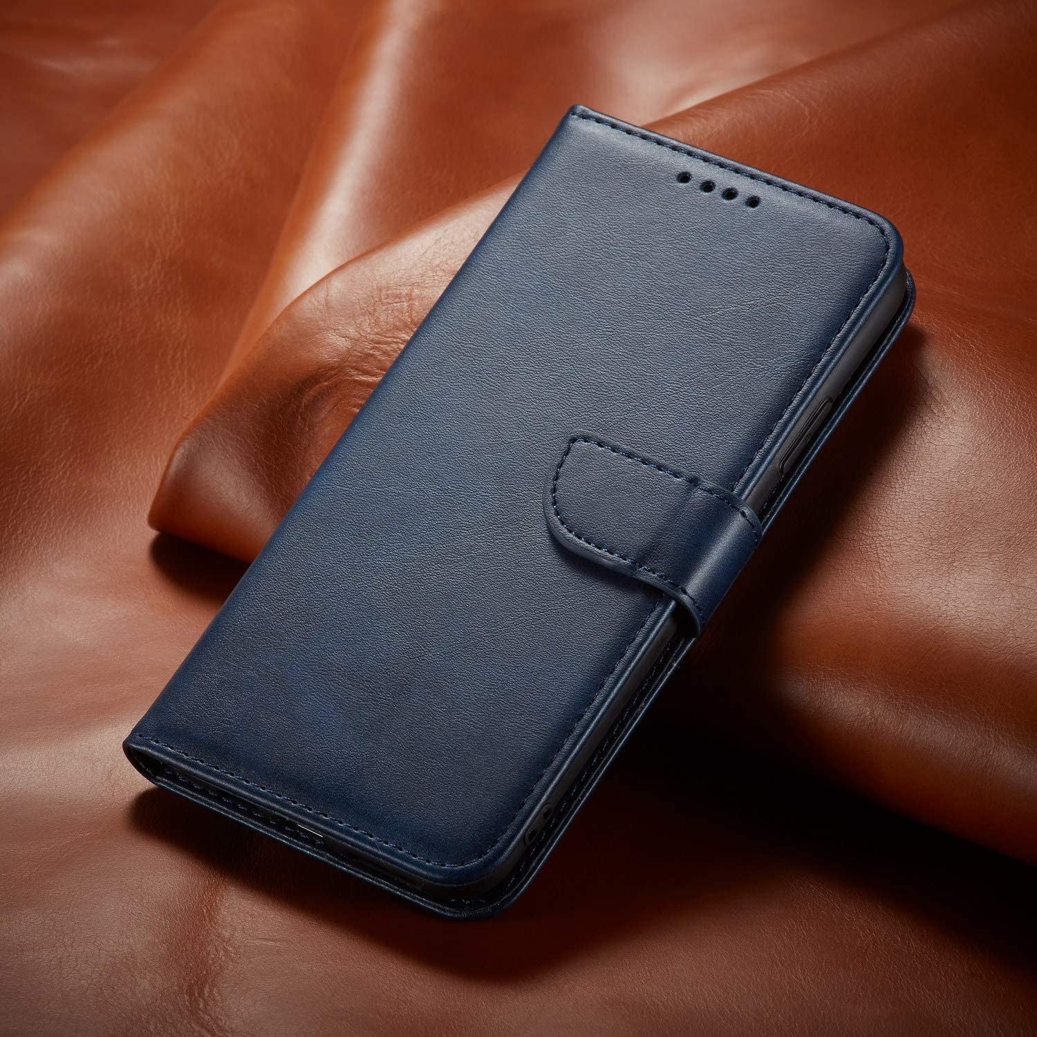 Dėklas Wallet Case Samsung A566 A56 5G mėlynas