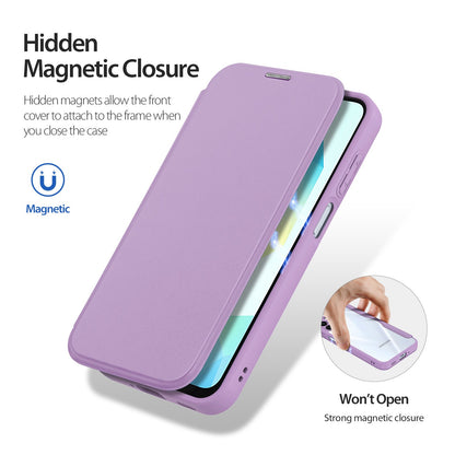 Dėklas Dux Ducis Skin X Pro skirtas Samsung A165 A16 4G/A166 A16 5G violetinis