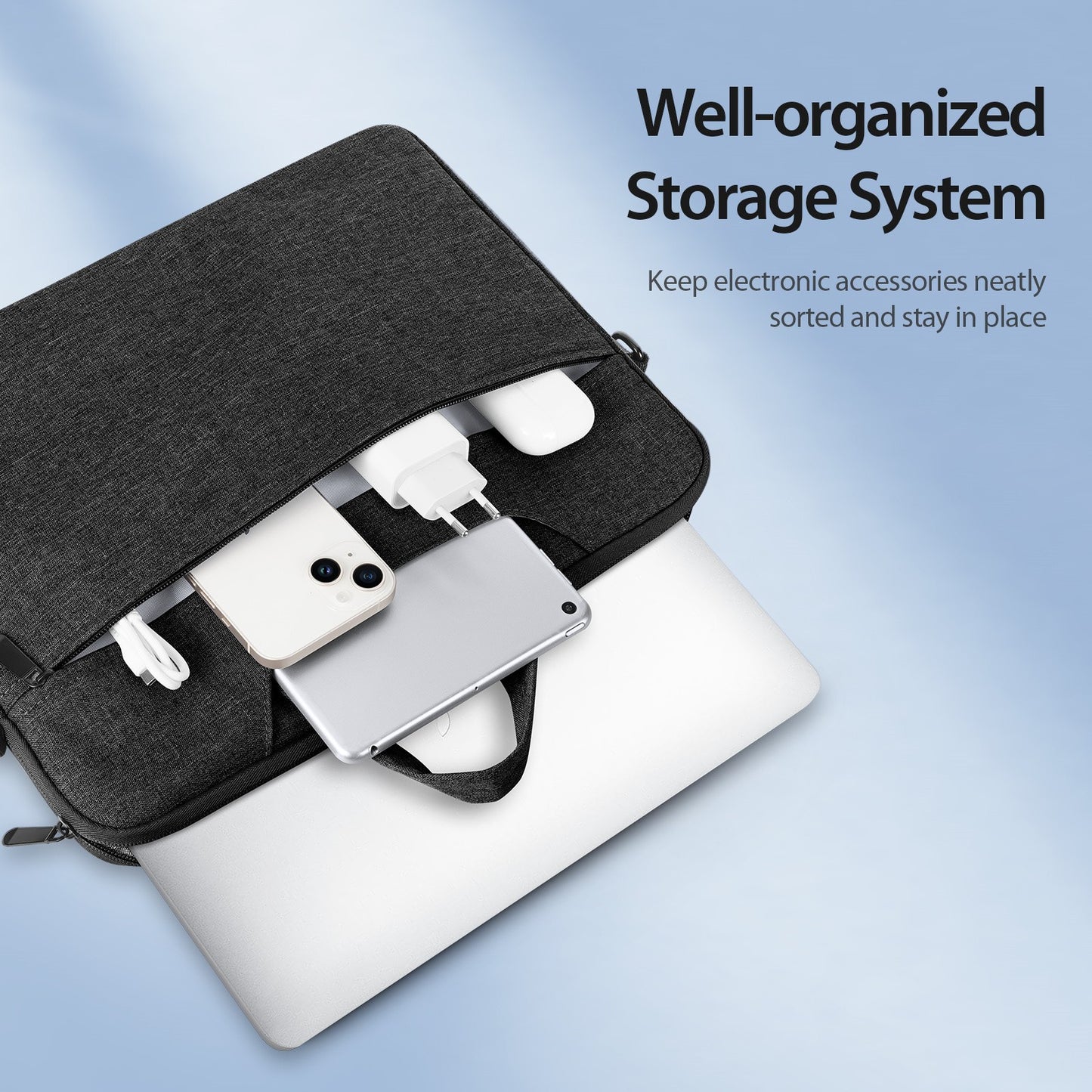 Krepšys nešiojamam kompiuteriui Dux Ducis LBJB 13-13.9" pilkas