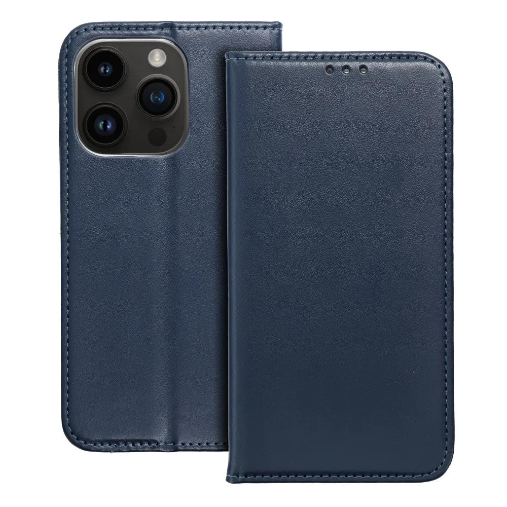 Dėklas Smart Magnetic Samsung A165 A16 4G/A166 A16 5G tamsiai mėlynas