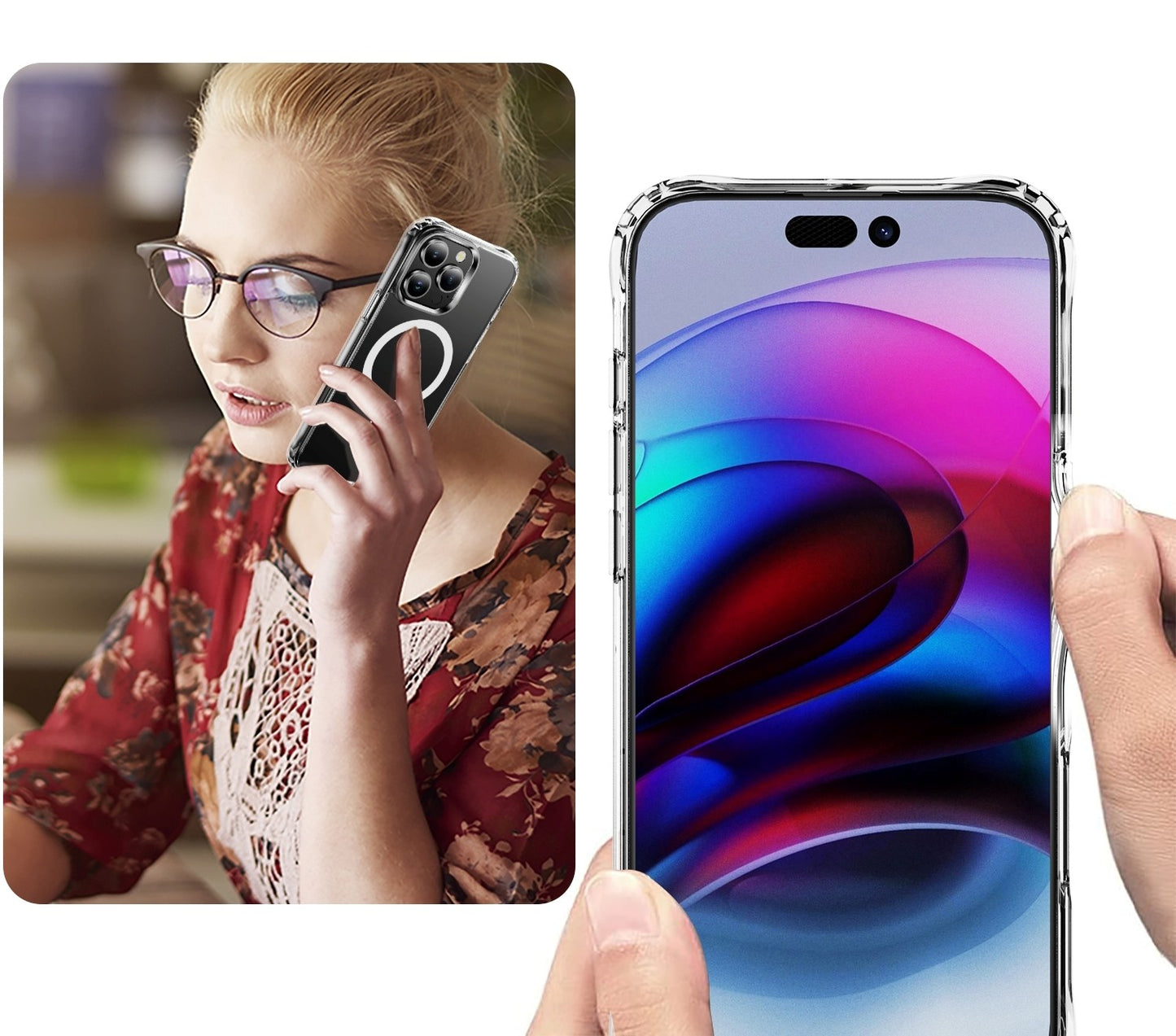 Dėklas Perfectionists Clear Mag Case Apple iPhone 13 mini skaidrus