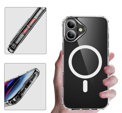 Dėklas Perfectionists Clear Mag Case Apple iPhone 16 Plus skaidrus