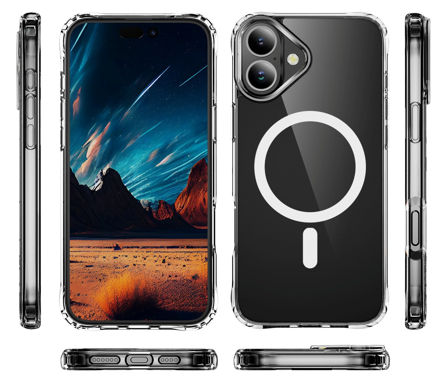 Dėklas Perfectionists Clear Mag Case Apple iPhone 16 Plus skaidrus