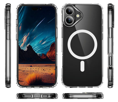 Dėklas Perfectionists Clear Mag Case Apple iPhone 16 Plus skaidrus