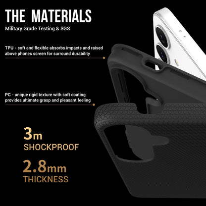 Dėklas Perfectionists Triangle Case Samsung A566 A56 5G juodas