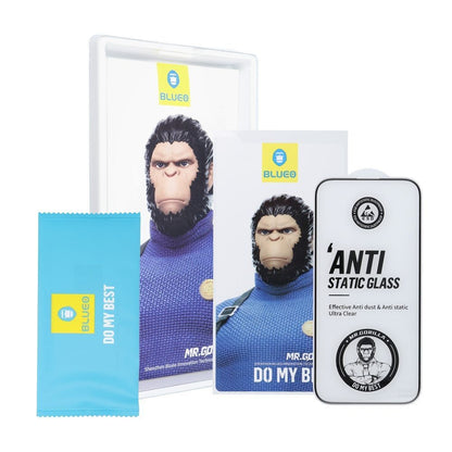 LCD apsauginis stikliukas 5D Mr. Monkey Glass (Strong Lite) Samsung S931 S25 juodas