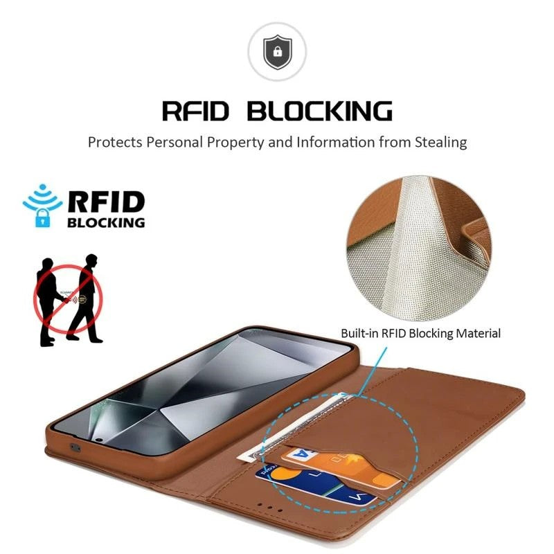 Dėklas Dux Ducis Hivo skirtas Samsung S938 S25 Ultra rudas