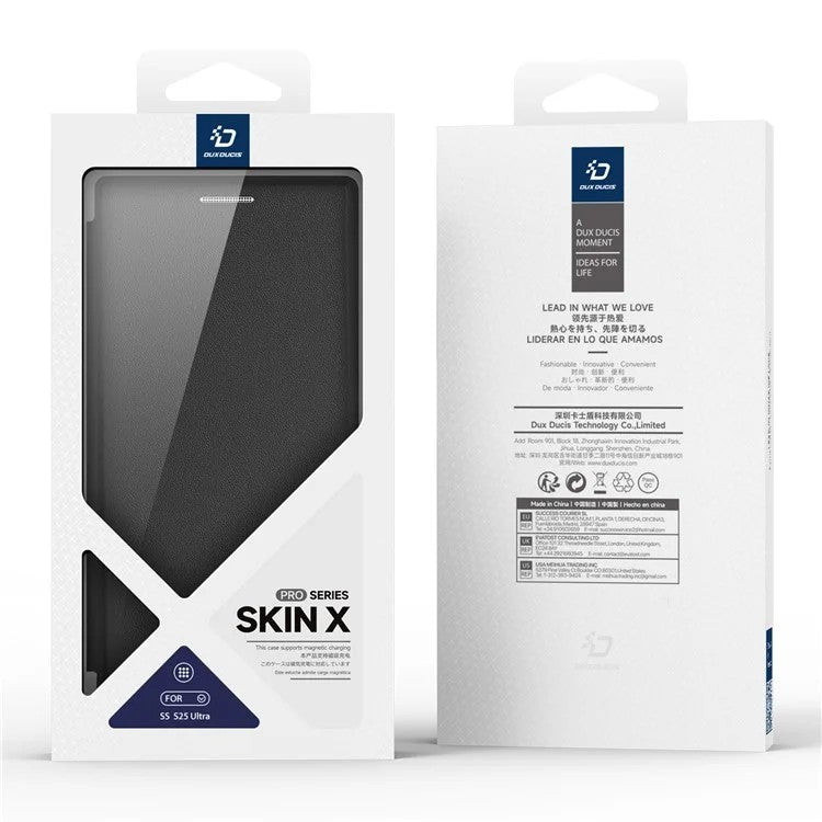 Dėklas Dux Ducis Skin X Pro skirtas Samsung S938 S25 Ultra juodas