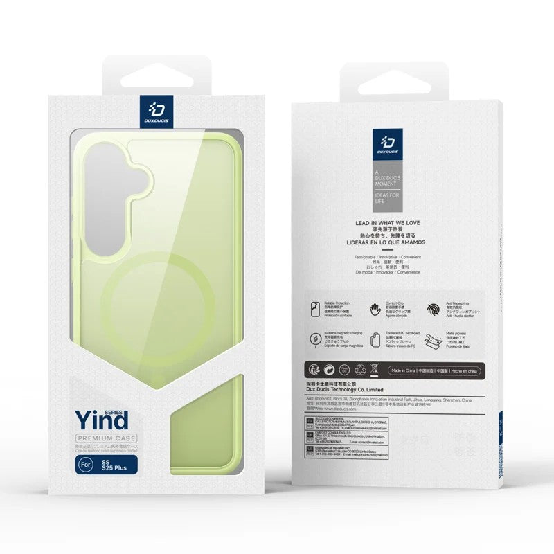 Dėklas Dux Ducis Yind skirtas Samsung S936 S25 Plus žalias