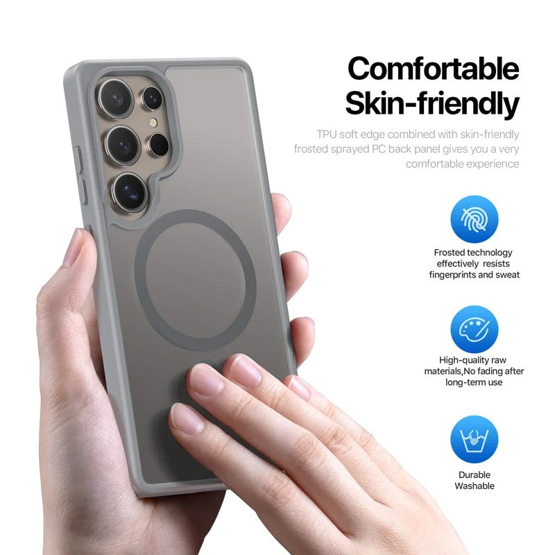 Dėklas Dux Ducis Yind skirtas Samsung S938 S25 Ultra pilkas