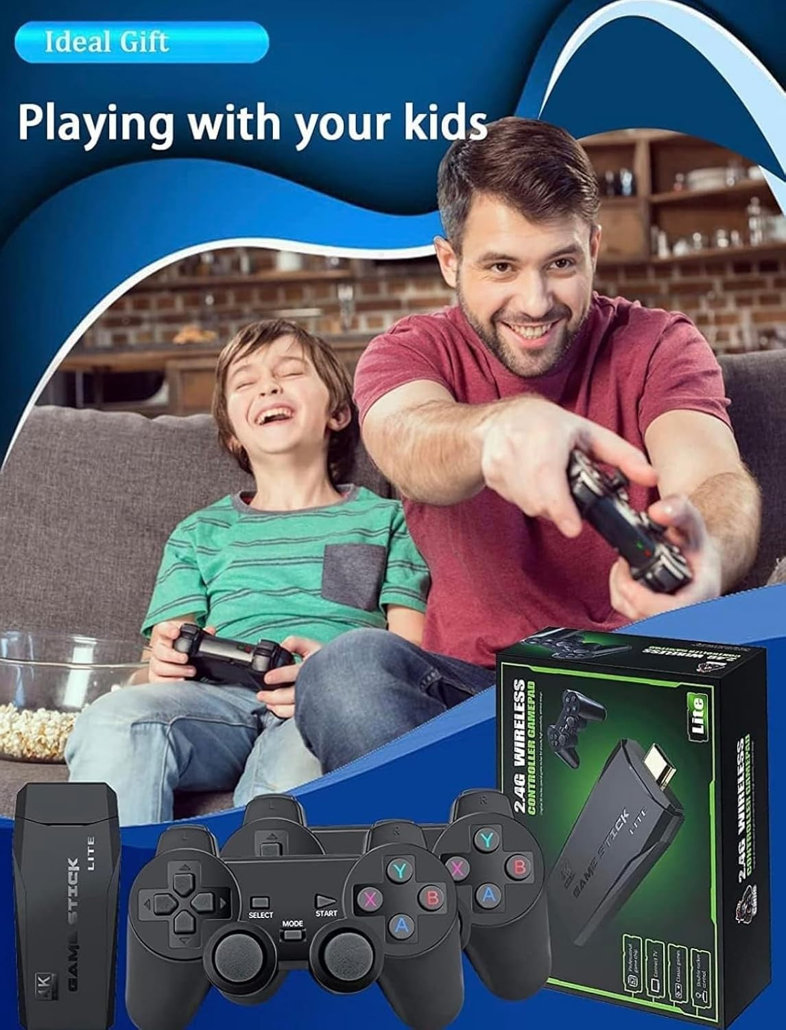 Žaidimų konsolė Reach Retro Gaming RC-1 juoda