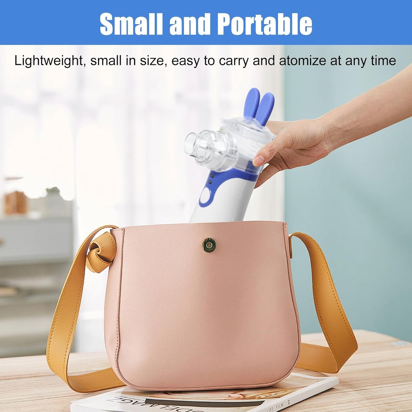 Inhaliatorius Reach "Bunny" violetinis