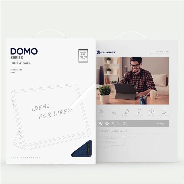 Dėklas Dux Ducis Domo Xiaomi Redmi Pad Pro 12.1 tamsiai mėlynas