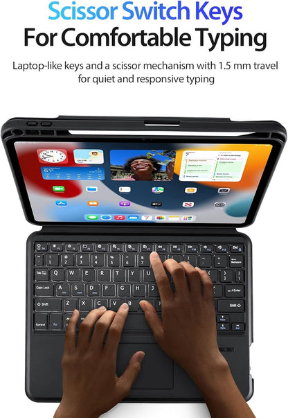 Dėklas su klaviatūra Dux Ducis DK Apple iPad Pro 11 2018/2020/2021/2022 juodas