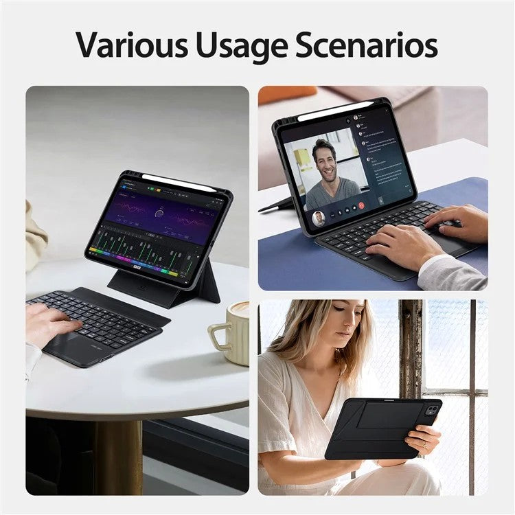 Dėklas su klaviatūra Dux Ducis DK Apple iPad Pro 11 2024/2025 juodas