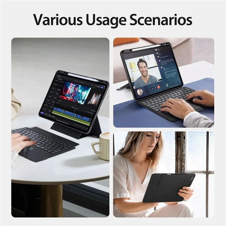 Dėklas su klaviatūra Dux Ducis DK Apple iPad Pro 13 2024/2025 juodas