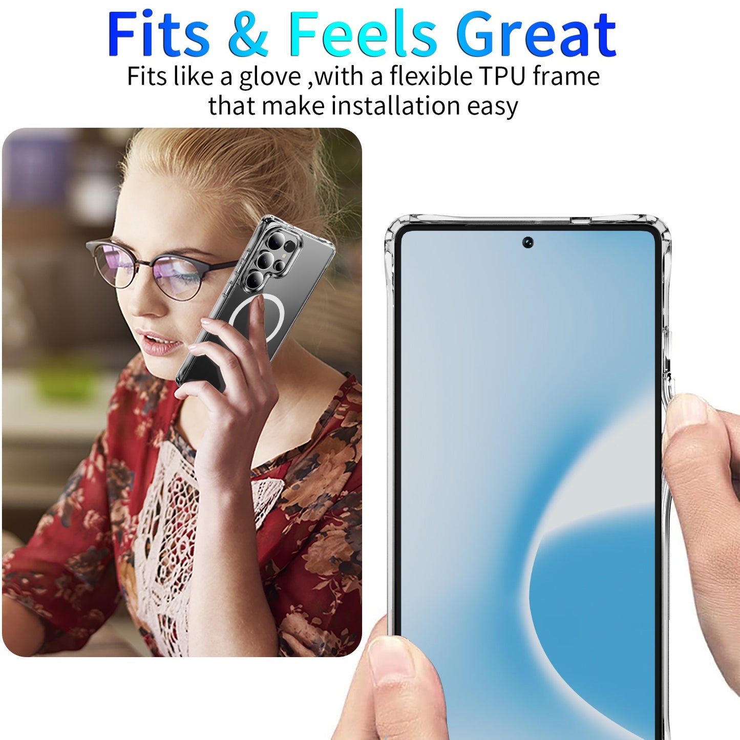 Dėklas Perfectionists Clear Mag Case Samsung S931 S25 skaidrus