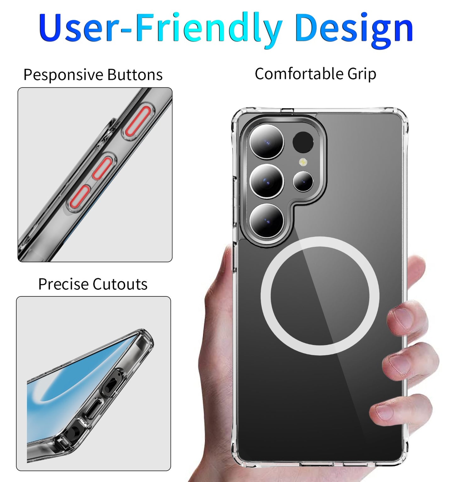 Dėklas Perfectionists Clear Mag Case Samsung S931 S25 skaidrus