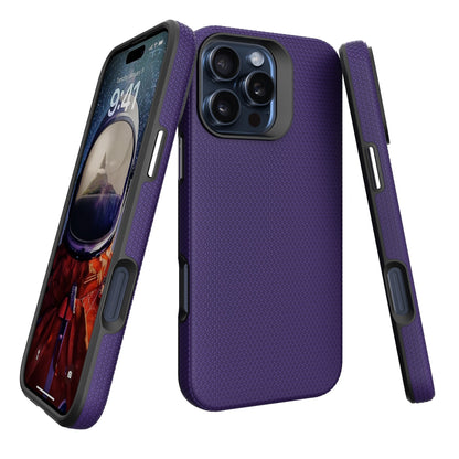 Dėklas Perfectionists Triangle Mag Case Apple iPhone 14 Pro violetinis