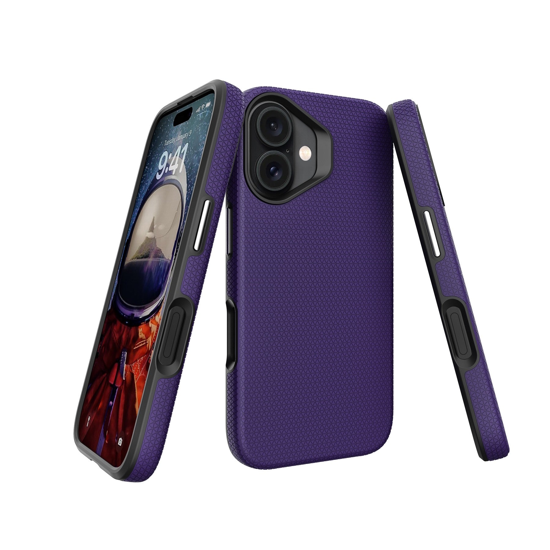 Dėklas Perfectionists Triangle Mag Case Apple iPhone 11 violetinis