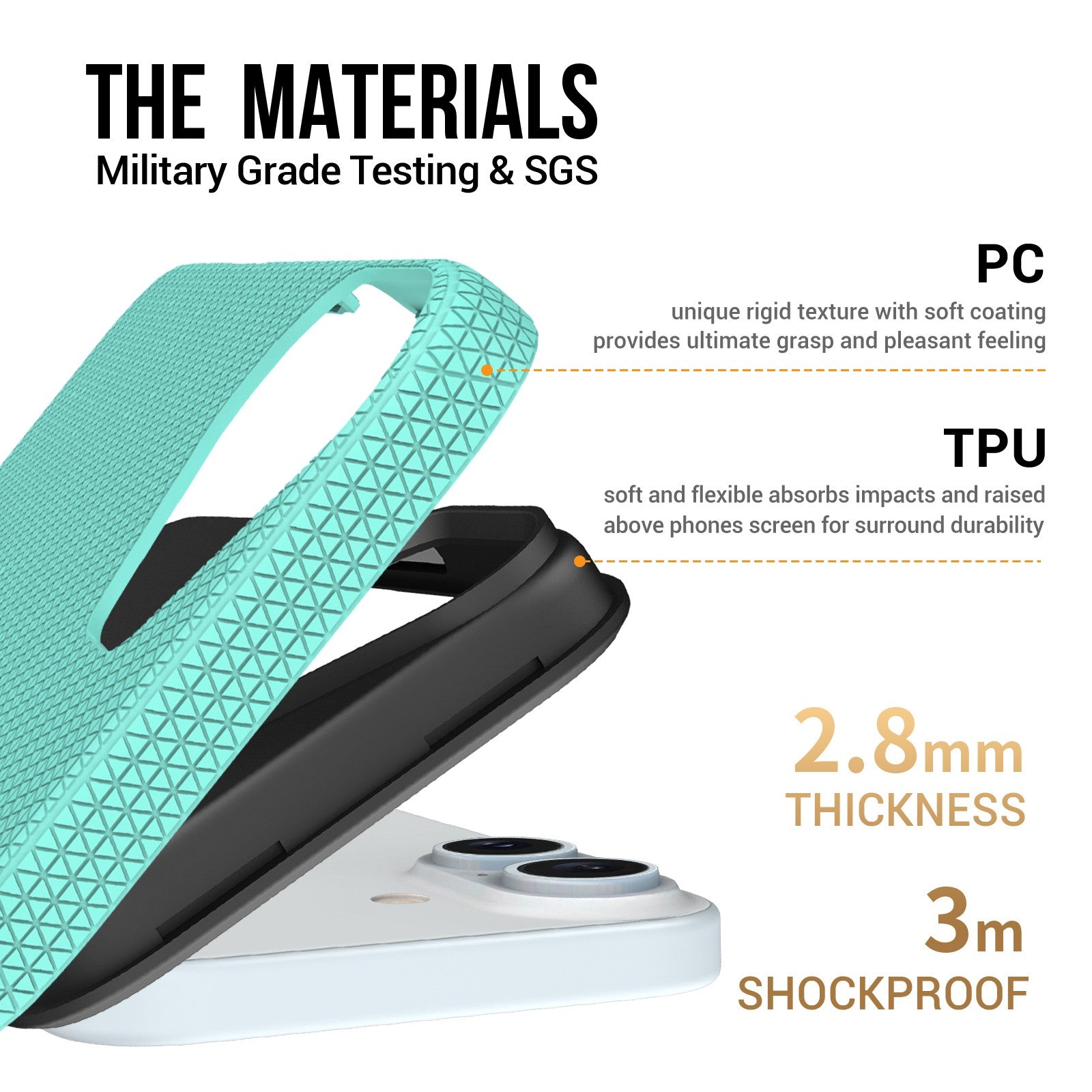 Dėklas Perfectionists Triangle Mag Case Apple iPhone 13/14 žalias