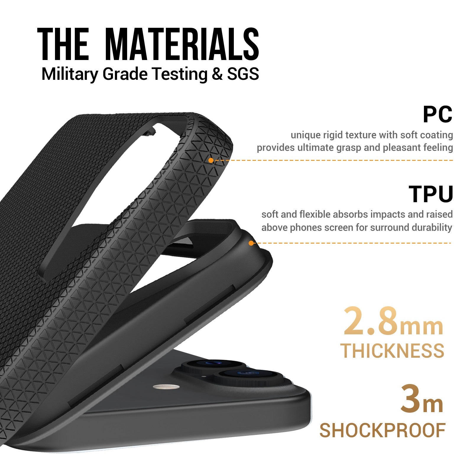 Dėklas Perfectionists Triangle Mag Case Apple iPhone 13 mini juodas