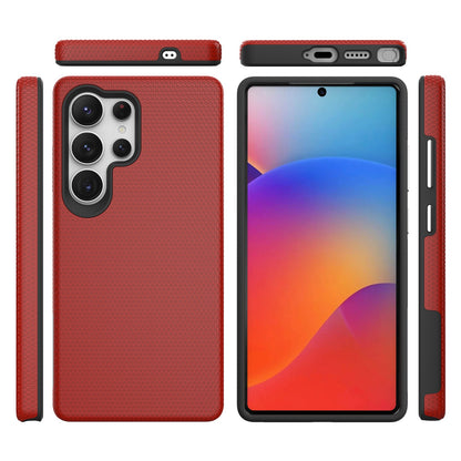 Dėklas Perfectionists Triangle Case Samsung S908 S22 Ultra 5G raudonas