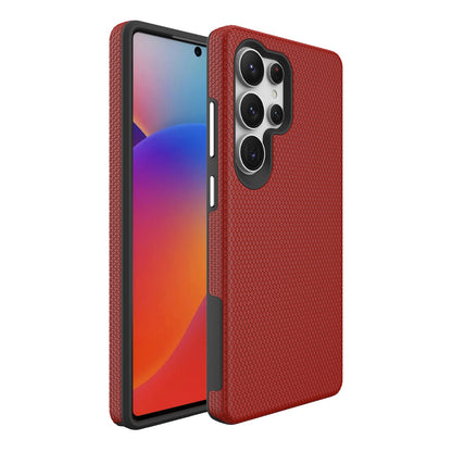 Dėklas Perfectionists Triangle Case Samsung S938 S25 Ultra raudonas