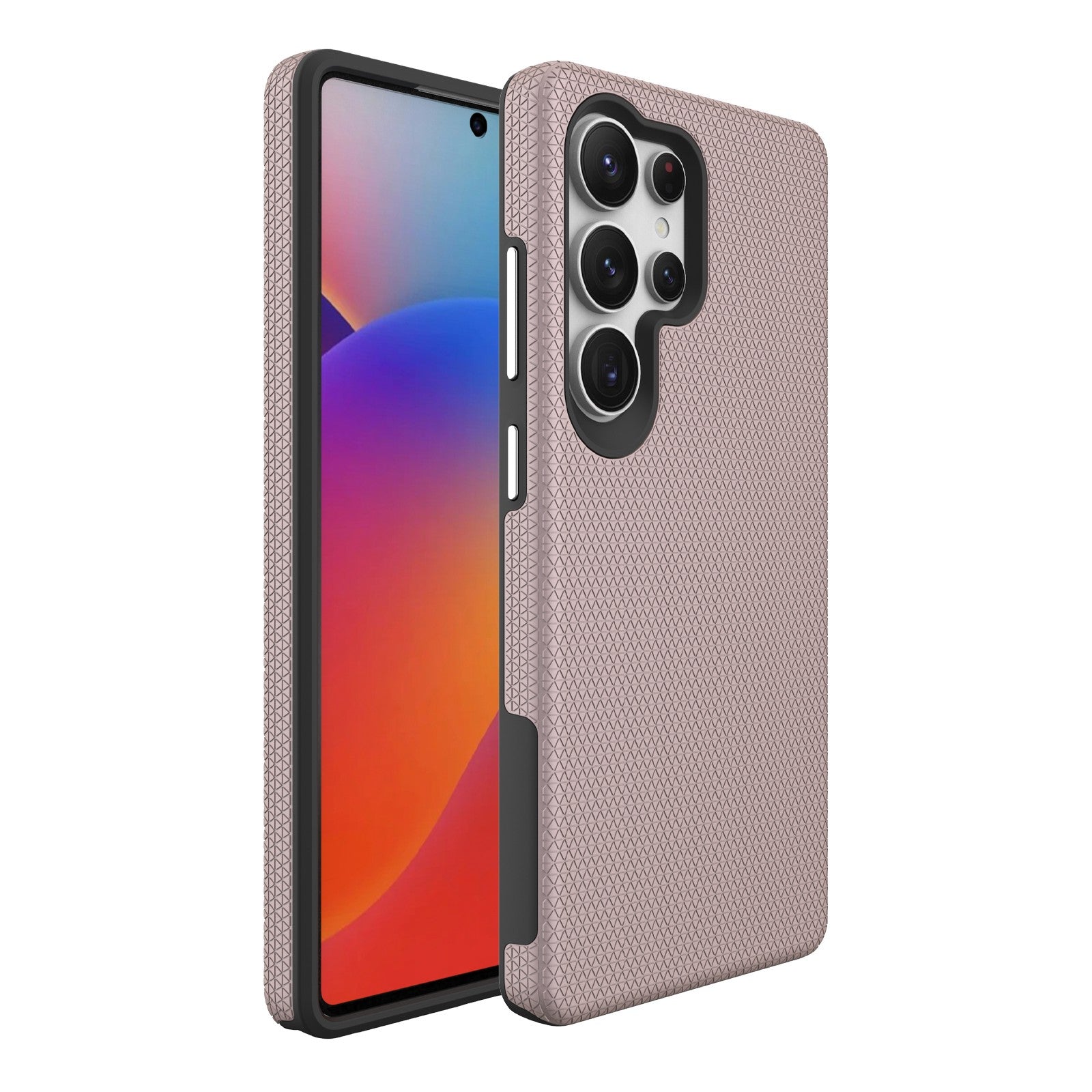 Dėklas Perfectionists Triangle Case Samsung S918 S23 Ultra 5G rožinio aukso