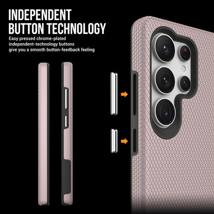 Dėklas Perfectionists Triangle Case Samsung S918 S23 Ultra 5G rožinio aukso