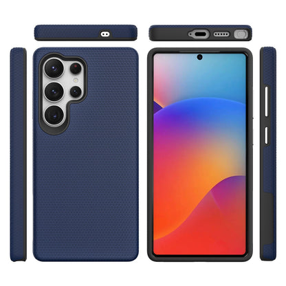 Dėklas Perfectionists Triangle Case Samsung S908 S22 Ultra 5G tamsiai mėlynas