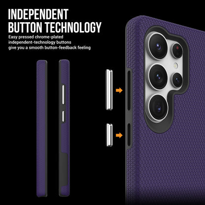 Dėklas Perfectionists Triangle Case Samsung S918 S23 Ultra 5G violetinis