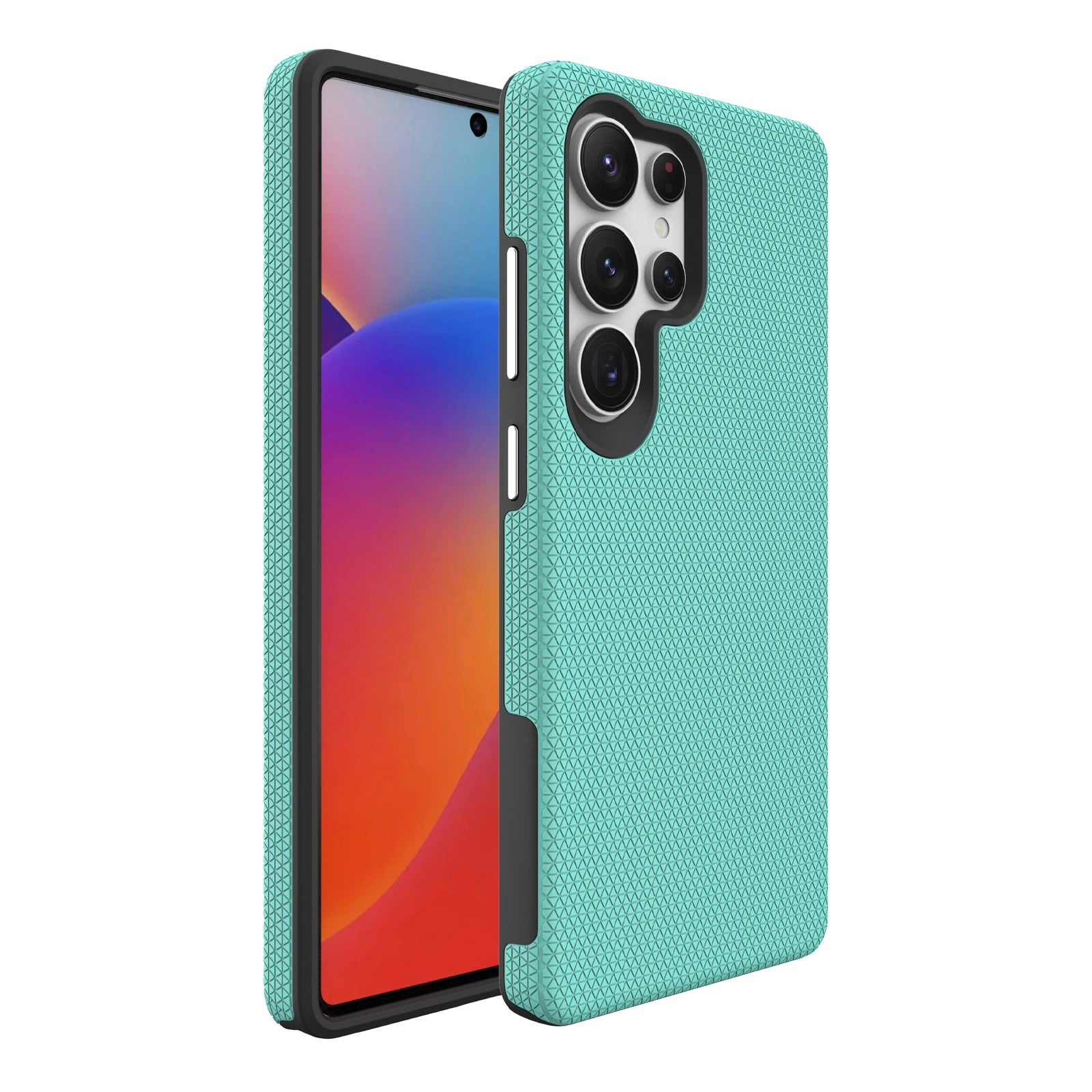 Dėklas Perfectionists Triangle Case Samsung S908 S22 Ultra 5G žalias