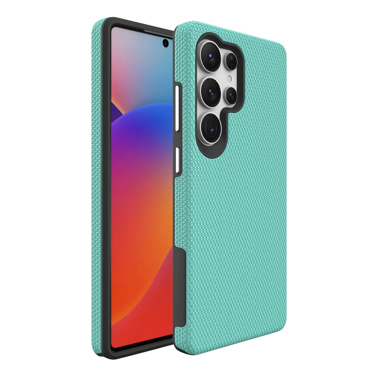 Dėklas Perfectionists Triangle Case Samsung S928 S24 Ultra žalias