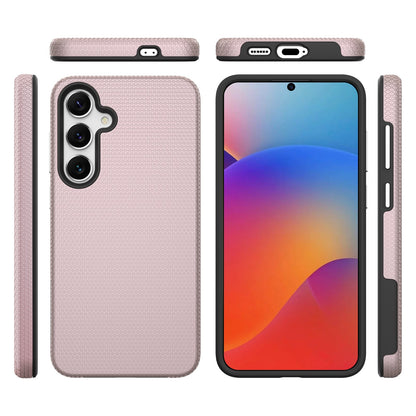 Dėklas Perfectionists Triangle Case Samsung S911 S23 5G rožinio aukso
