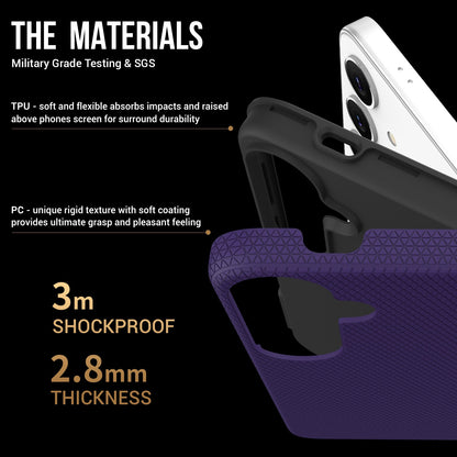 Dėklas Perfectionists Triangle Case Samsung S921 S24/S931 S25 violetinis