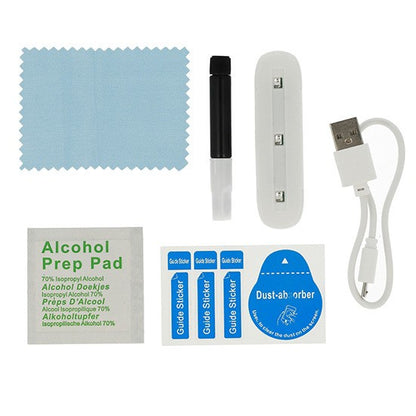 LCD apsauginis stikliukas Liquid Glass UV Xiaomi Redmi Note 13 Pro Plus 5G lenktas skaidrus