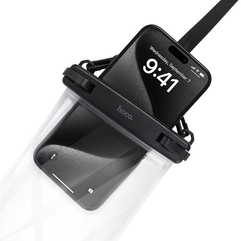 Atsparus vandeniui dėklas Hoco HX52 juodas