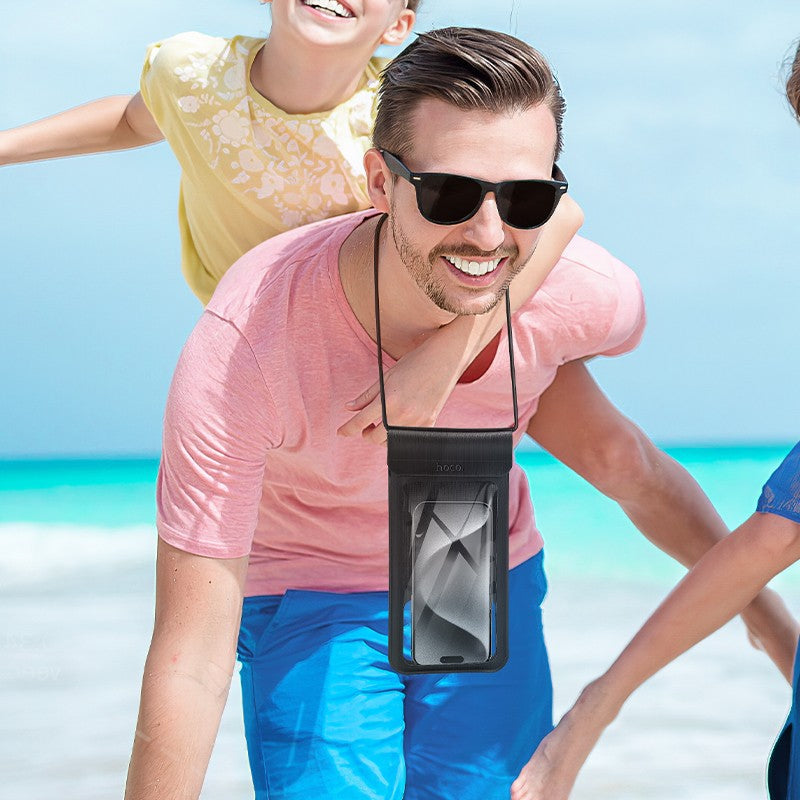 Atsparus vandeniui dėklas Hoco HX53 juodas