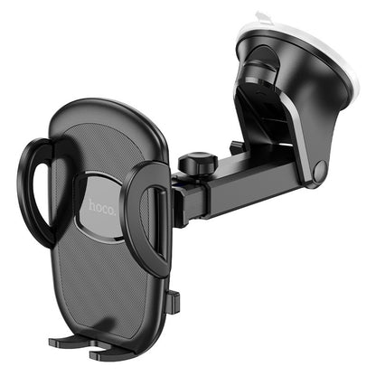 Automobilinis telefono laikiklis Hoco H9 (dashboard) juodas