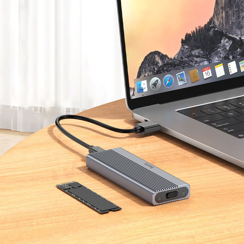 Kietojo disko korpusas Hoco HB47 M.2 SSD Enclosure USB3.1/6Gbps