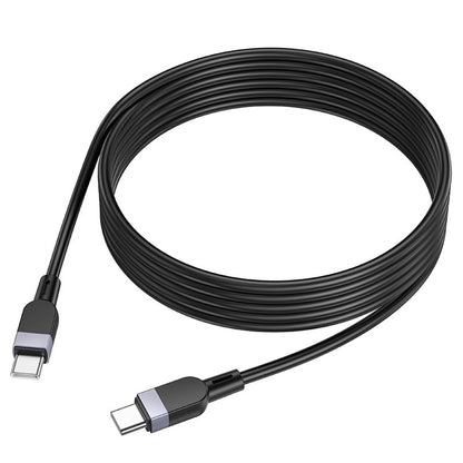 USB kabelis Hoco X109 60W USB-C to USB-C 2.0m juodas
